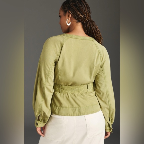 ANTHROPOLOGIE | Belted utility jacket | size small - Picture 9 of 11